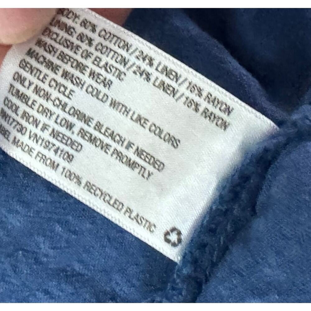 Wild Fable Womens Linen Blend Sundress Blue Large NEW NWT - Picture 8 of 10
